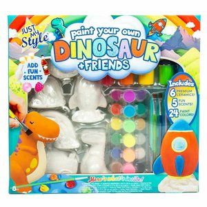 New!! Just My Style Paint Your Own Art Kit (Dino) Dinosaur fast shipping school!